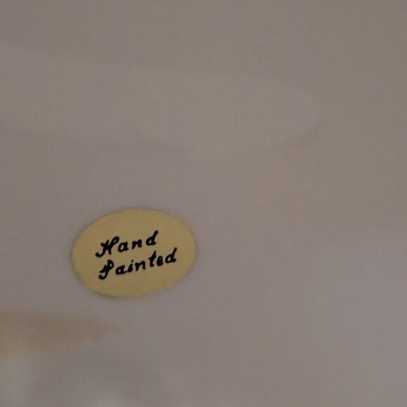 Marimekko Hand Painted Ceramic Floral Square Tissue Box Cover Purple & Blue - Picture 3 of 10